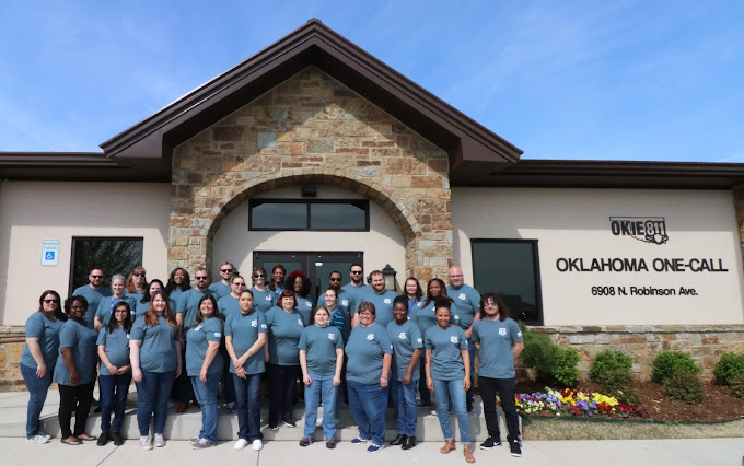 OKIE 811 Team in Front of Building